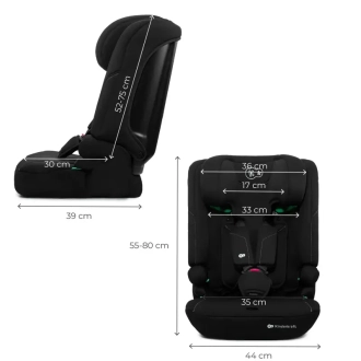 Автокресло 76–150 см Kinderkraft i-Comfy i-Size Black/Черный - Фото 3