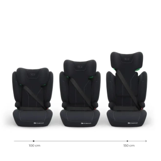 Автокрісло 100–150 см Kinderkraft i-Spark 2 Plus i-Size Black/Чорний - Фото 6