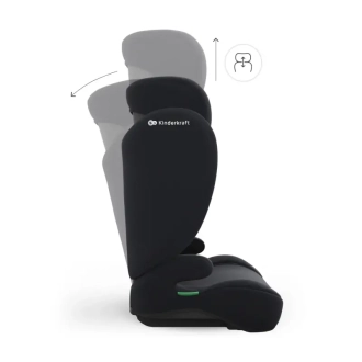 Автокрісло 100–150 см Kinderkraft i-Spark 2 Plus i-Size Black/Чорний - Фото 8