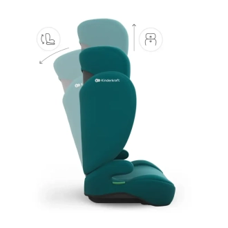 Автокрісло 100–150 см Kinderkraft i-Spark 2 Plus i-Size Green/Зелений - Фото 1