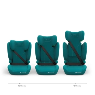 Автокрісло 100–150 см Kinderkraft i-Spark 2 Plus i-Size Green/Зелений - Фото 3