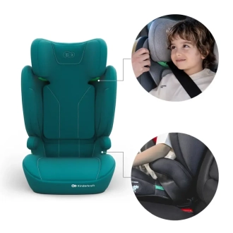 Автокрісло 100–150 см Kinderkraft i-Spark 2 Plus i-Size Green/Зелений - Фото 5