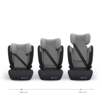 Автокрісло 100–150 см Kinderkraft i-Spark 2 Plus i-Size Grey/Сірий - Фото 2
