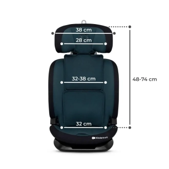Автокресло 76–150 см Kinderkraft Oneto3 i-Size Graphite Black/Чорный - Фото 1