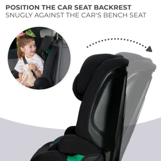 Автокрісло 76–150 см Kinderkraft Safety Fix 2 i-Size Black/Чорний - Фото 6