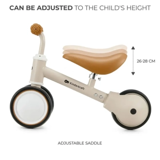 Біговел каталка Kinderkraft Cutie Light Beige/Бежевий - Фото 1