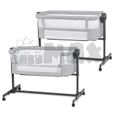 Ліжечко люлька приставне Kinderkraft Nestee Up 2 Light Grey/Сірий