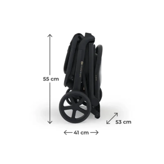 Коляска прогулочная Kinderkraft Nubi 3 Midnight Black/Черный - Фото 1
