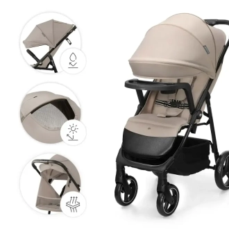 Коляска прогулочная Kinderkraft Trig 3 Tray Beige/Бежевый - Фото 3