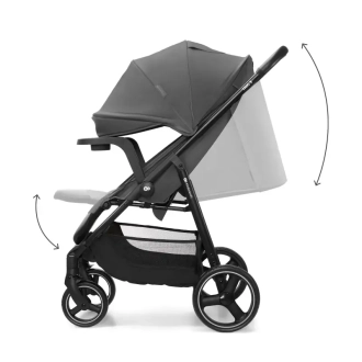 Коляска прогулочная Kinderkraft Trig 3 Tray Grey/Серый - Фото 2