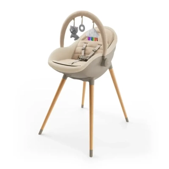 Стульчик для кормления 2 в 1 Kinderkraft Fini Up Beige/Бежевый - Фото 2