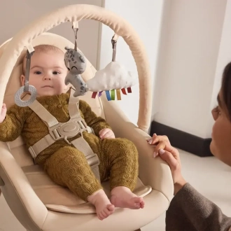 Стульчик для кормления 2 в 1 Kinderkraft Fini Up Grey/Серый - Фото 4