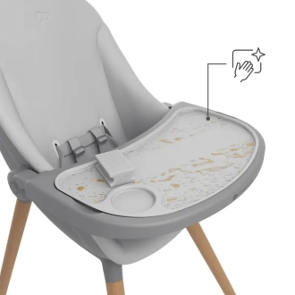 Стульчик для кормления 2 в 1 Kinderkraft Fini Up Grey/Серый - Фото 6