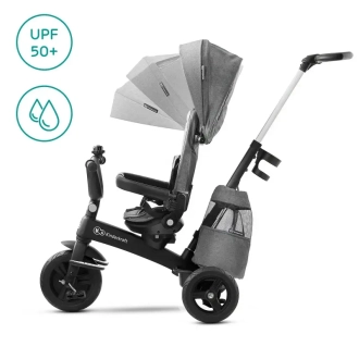 Велосипед триколісний Kinderkraft Easytwist Platinum Grey/Сірий - Фото 1