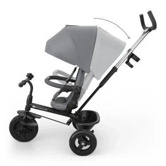 Велосипед триколісний Kinderkraft Aston 2 Plus Grey/Сірий - Фото 1