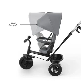 Велосипед триколісний Kinderkraft Aston 2 Plus Grey/Сірий - Фото 5