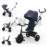 Велосипед триколісний Kinderkraft Aston 2 Plus Navy/Синій