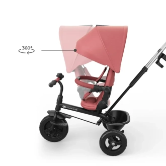 Велосипед триколісний Kinderkraft Aston 2 Plus Pink/Рожевий - Фото 6