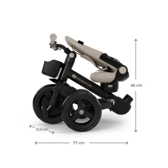 Велосипед триколісний Kinderkraft Aveo 2 Plus Beige/Бежевий - Фото 3