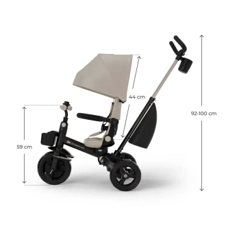 Велосипед триколісний Kinderkraft Aveo 2 Plus Beige/Бежевий - Фото 6