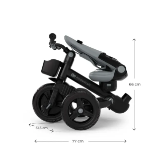 Велосипед триколісний Kinderkraft Aveo 2 Plus Grey/Сірий - Фото 5