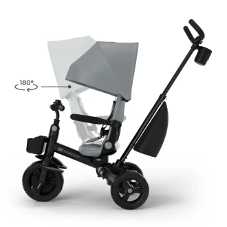 Велосипед триколісний Kinderkraft Aveo 2 Plus Grey/Сірий - Фото 6