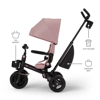 Велосипед триколісний Kinderkraft Aveo 2 Plus Pink/Рожевий - Фото 2