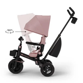 Велосипед триколісний Kinderkraft Aveo 2 Plus Pink/Рожевий - Фото 4