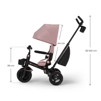 Велосипед триколісний Kinderkraft Aveo 2 Plus Pink/Рожевий - Фото 6