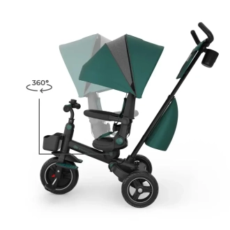 Велосипед триколісний Kinderkraft Spinstep 2 Plus Green/Зелений - Фото 1