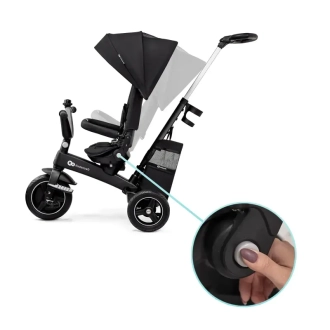 Велосипед трехколесный Kinderkraft Easytwist Black/Черный - Фото 3