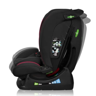 Автокрісло 40–150 см Lionelo Aart i-Size Black Carbon Red/Червоно-чорний - Фото 1