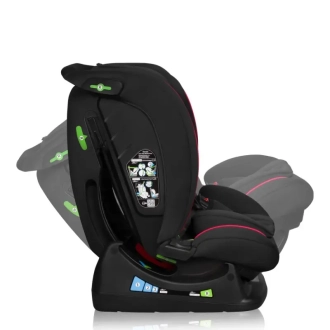 Автокрісло 40–150 см Lionelo Aart i-Size Black Carbon Red/Червоно-чорний - Фото 2