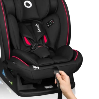 Автокрісло 40–150 см Lionelo Aart i-Size Black Carbon Red/Червоно-чорний - Фото 6