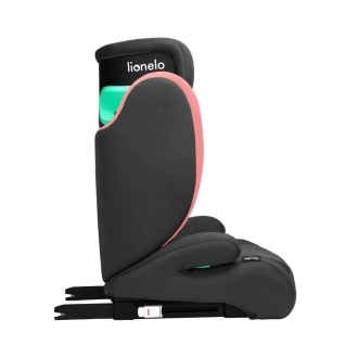 Автокресло 100–150 см Lionelo Hugo i-Size Pink Baby/Черно-розовый - Фото 4