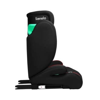 Автокресло 100–150 см Lionelo Hugo i-Size Sporty Black Red/Красно-черный - Фото 3