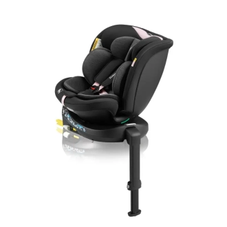 Автокрісло 40–150 см Lionelo Navy i-Size Black Pink/Чорно-рожевий - Фото 1