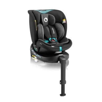 Автокрісло 40–150 см Lionelo Navy i-Size Black Turquoise/Чорно-бірюзовий - Фото 5