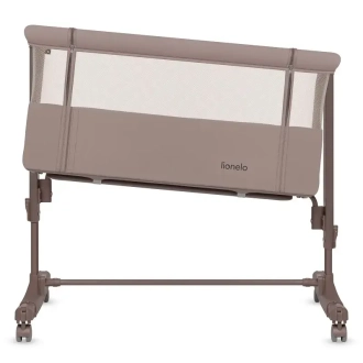 Ліжечко приставне 3 в 1 Lionelo Aurora Beige Taupe/Темно-бежевий - Фото 1