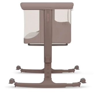 Ліжечко приставне 3 в 1 Lionelo Aurora Beige Taupe/Темно-бежевий - Фото 2