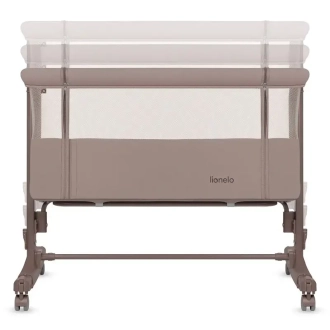 Ліжечко приставне 3 в 1 Lionelo Aurora Beige Taupe/Темно-бежевий - Фото 6