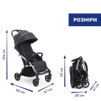 Коляска прогулянкова Chicco Goody XPlus Чорний - Фото 13