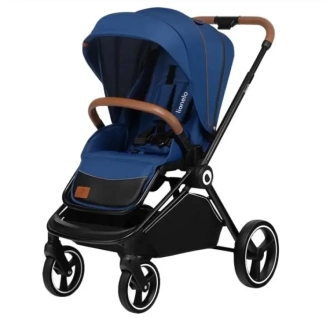 Коляска 2 в 1 Lionelo Mika Blue Navy/Синий - Фото 3
