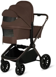 Коляска 2 в 1 Lionelo Mika Plus Mocha Mousse/Коричневый - Фото 6