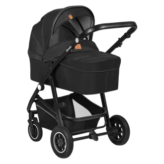 Коляска 3 в 1 Lionelo Bianka Black Onyx/Черный - Фото 3