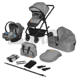 Коляска 3 в 1 Lionelo Bianka Grey Stone/Серый