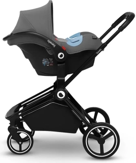 Коляска 3 в 1 Lionelo Mika Grey Stone/Сірий - Фото 4