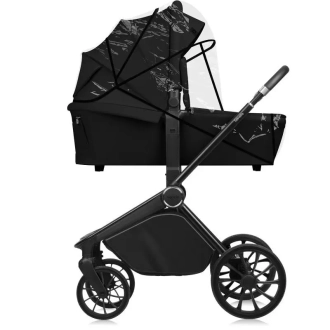 Коляска 3 в 1 Lionelo Mika Plus Black Onyx/Черный - Фото 2