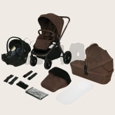 Коляска 3 в 1 Lionelo Mika Plus Mocha Mouse/Коричневый