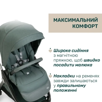Коляска 2 в 1 Chicco Bellagio 2 Серо-зеленый - Фото 9